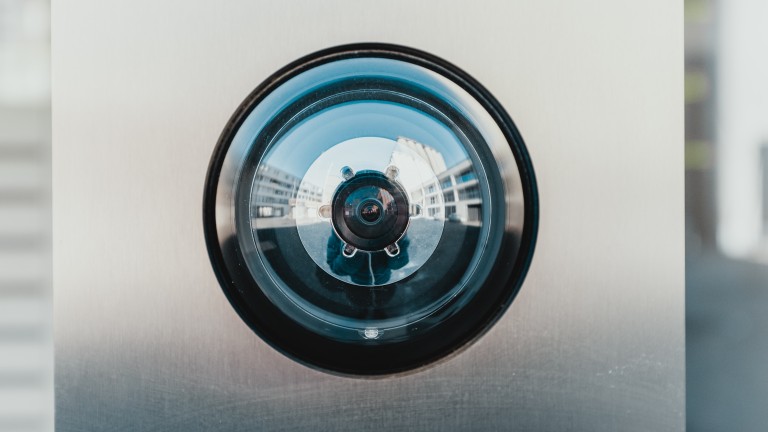 Camera of a smart door bell